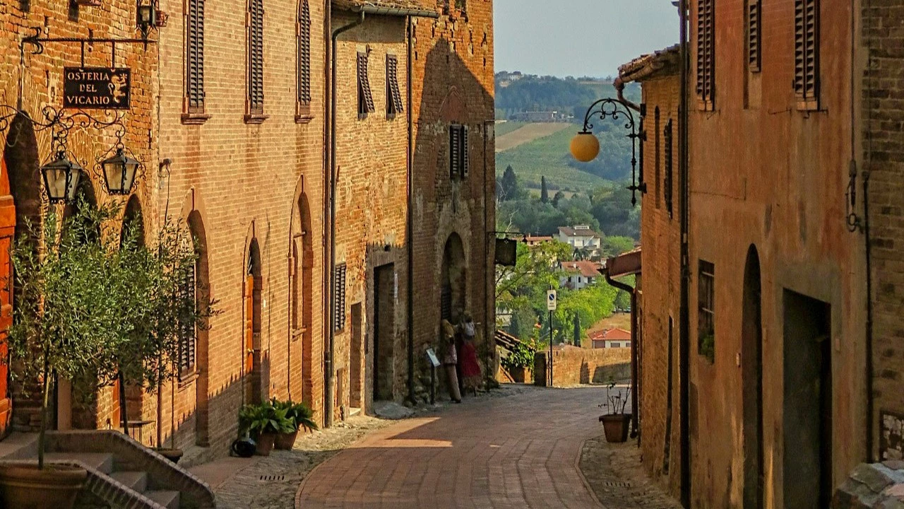 Certaldo, charming hilltop town in Tuscany