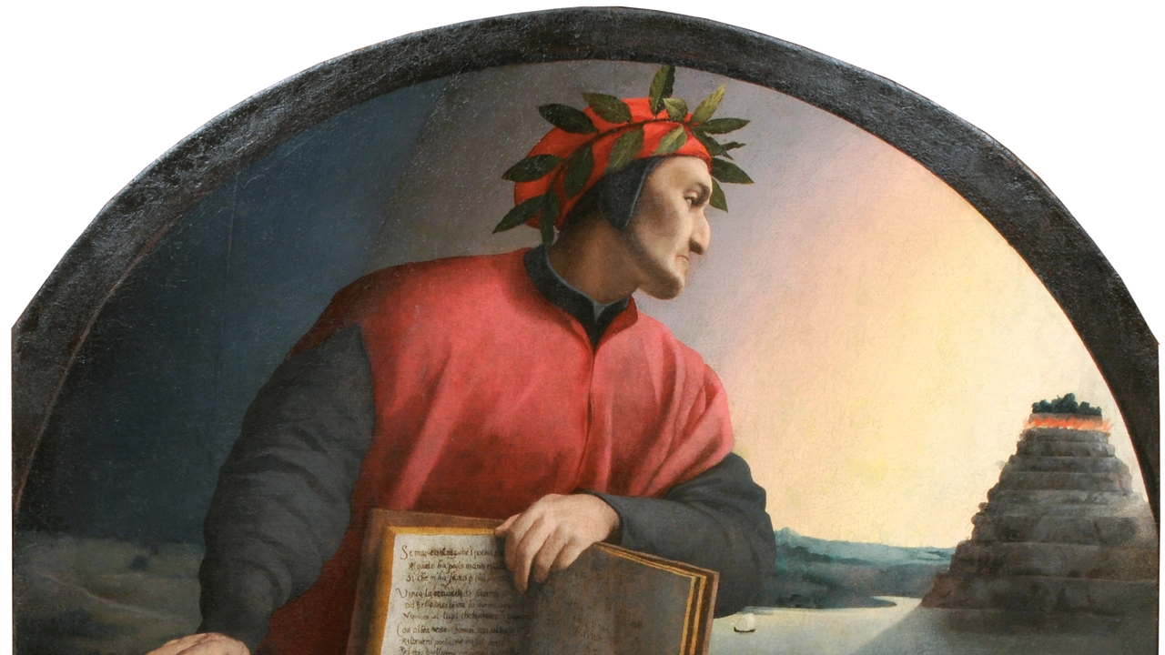Dante Alighieri - Ritratto Allegorico (detail) - Bronzino